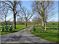 Private road to Manor Farm