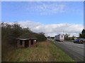 Bus stop shelter on the A1, at the end of Heath Lane, Great Ponton