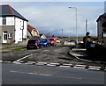 Junction of West Road and Heol Croes Faen, Nottage 