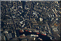 Aberdeen city centre from the air