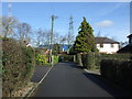 Looking north on Ainsbury Road