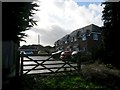 Iford: through the gate onto Sheepwash Lane