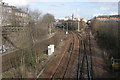 Railway between Pollokshaws West and Pollokshaws East stations