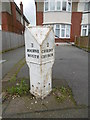 Old Milepost by the A35, Christchurch Road, Pokesdown