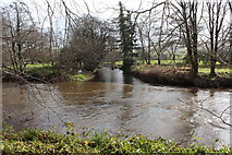NS2701 : Confluence of the Water of Girvan and Lindsayston Burn by Billy McCrorie