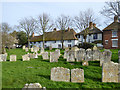 Cottages overlooking Lydd churchyard