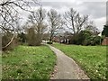 Newcastle-under-Lyme: path between Stafford Crescent and Wiltshire Grove