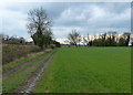 Track across farmland near Oadby