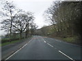 A62 Huddersfield Road leaving Delph