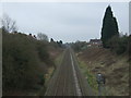 Railway towards Bedworth and Coventry