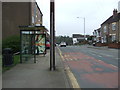 Bus stop and shelter on Nuneaton Road (B4113), Collycroft, Bedworth