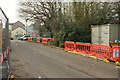 Closed off parking bays, Morrisons, Torquay