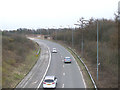 M6 Southbound access road from A49 at Junction 25