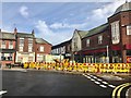 Newcastle-under-Lyme: roadworks on Hassell Street