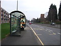 Bus stop and shelter on Coton Road