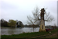 Broken tree by the Thames