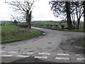 The western end of Drumharriff Road from the Drumnahunshin Road