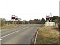 Level crossing south of Linton