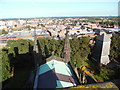 SJ4066 : View looking East from the tower of Chester Cathedral by David Hillas