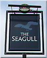 Seagull pub name sign, Porthcawl