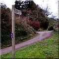 SO5200 : Restricted byway signpost, Tintern by Jaggery