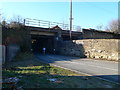 Railway bridge on Quay Lane