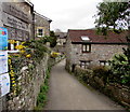 Side road descending towards the River Wye, Tintern