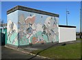 Mural at Bardyn Waste Water pumping station