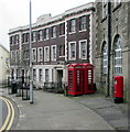 Red part of Court Road, Bridgend