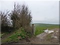 View west from Cruffen Cross