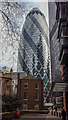 The Gherkin from Great St Helens, London EC2