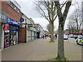 Bletchley Fenny Stratford Queensway Cancer Research Shop on Left