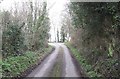 The western end of the lane linking Tullyah and Carrickananny roads