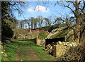 SY5195 : Footpath past Mappercombe Manor by Derek Harper