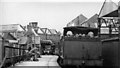 Dursley station, with branch train from Coaley, 1950