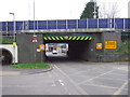 Railway bridge over Station Road (B652). Harpenden