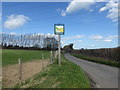 The village sign for Throwley