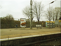 SJ7994 : Stretford station, under Metrolink by Stephen Craven
