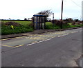 West Road(NW) bus stop and shelter, Nottage, Porthcawl