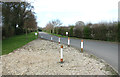 Access road to the Huntercombe Hospital