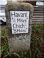 Havant 4 miles and Chichester 5