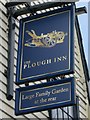 The Plough Inn sign