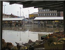 SJ9494 : Rainy day market by Gerald England