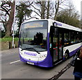 X34 bus in North Parade, Frome