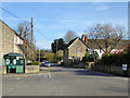 Bus shelter at crossroads, Great Somerford