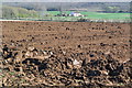 Freshly furrowed field near Cooling Street