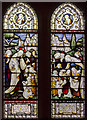 TA1181 : Stained glass window, St Oswald's church, Filey by Julian P Guffogg