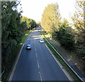 Cwmbran Drive north of the Maendy Way overbridge, Cwmbran