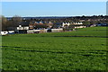 View across field to Royal School of Military Engineering