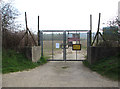 Gated track to fishing lakes